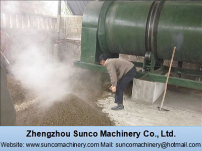 Chicken Manure Dryer System in Motion, Chicken Manure Dryer System, Chicken Manure Dryer