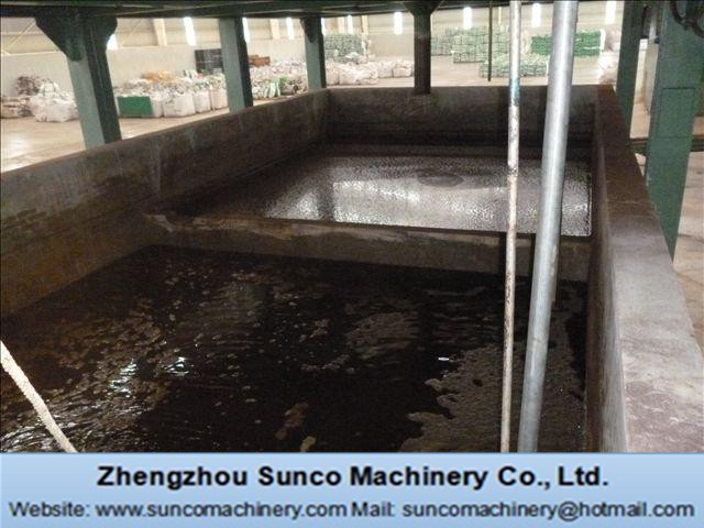 Recycling Water Pool for chicken manure drying machine