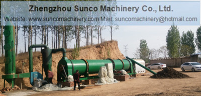 Fresh Chicken Manure Drying Machine，chicken manure dryer, rotary manure drum dryer