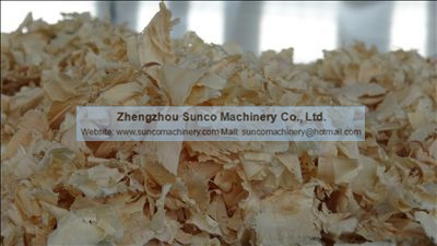 drying wood shavings for animal bedding