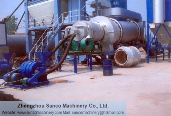 silica sand dryer with coal powder burner