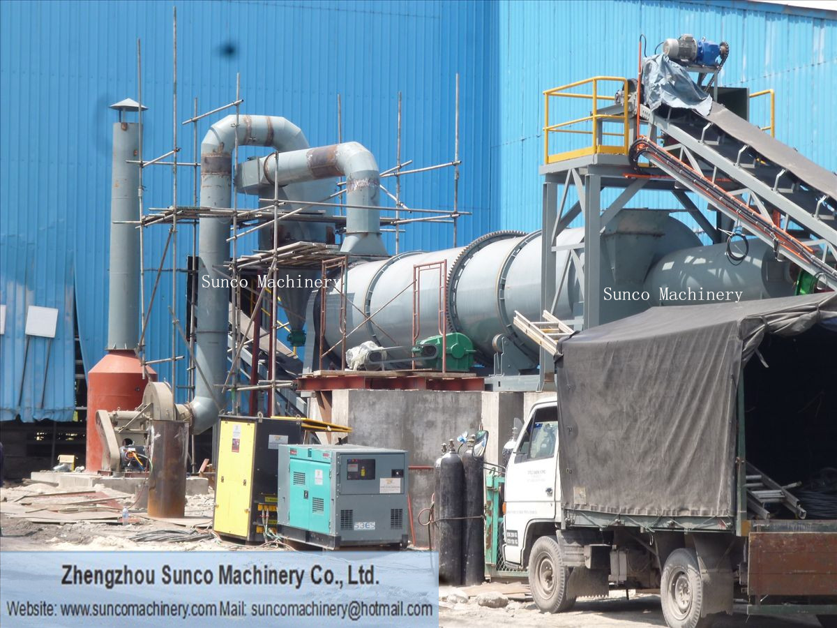 Silica Sand Drying, Sand Drying Machine, Rotary Sand Dryer