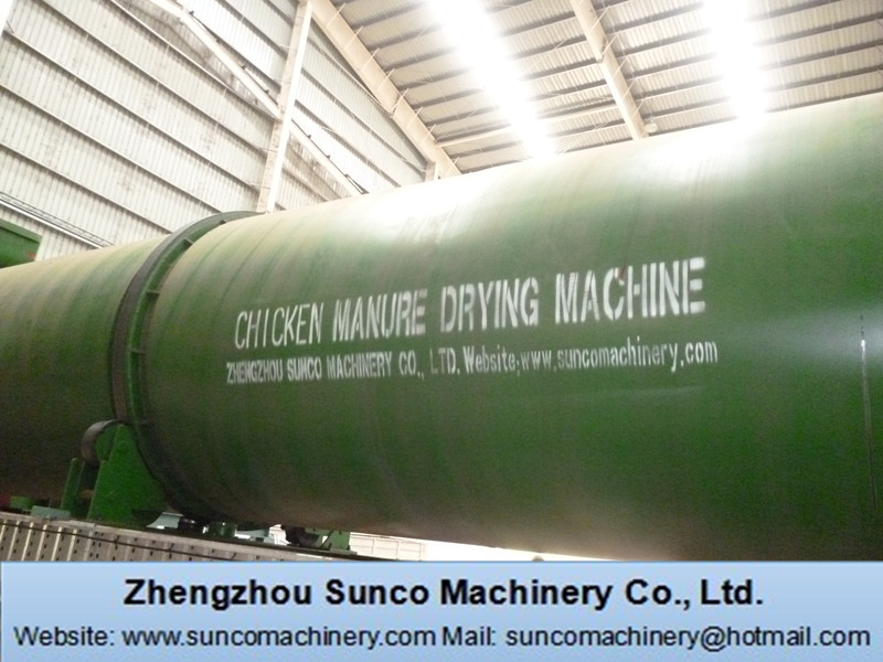 chicken manure dryer, poultry manure drying machine, rotary manure dryers