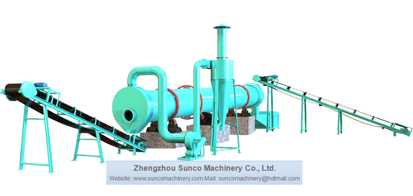 chicken manure dryer machine, manure drying machine, poultry manure dryer, rotary manure dryer