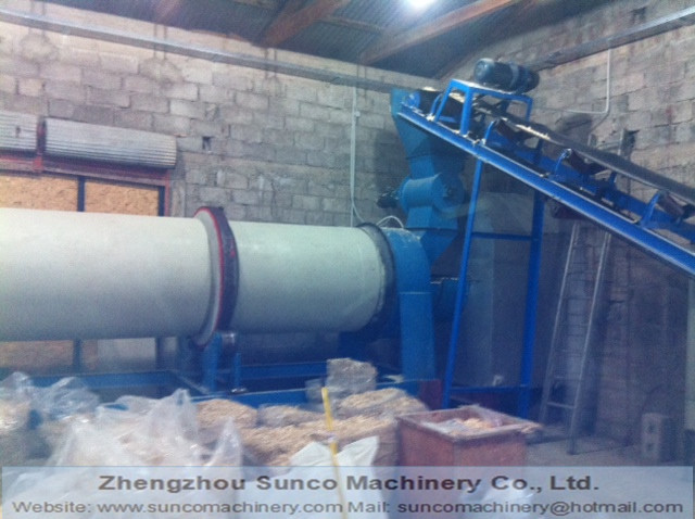 waste wood fired hot air furnace for wood shavings dryer machine