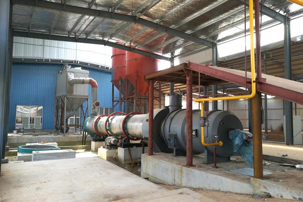 10 t/h Silica Sand Drying System for Malaysia Customer,