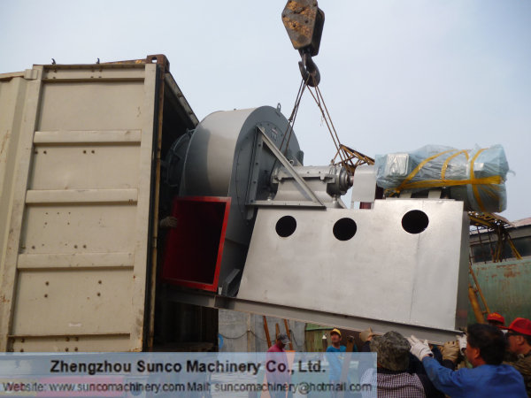 Induced fan for chicken manure drying system,