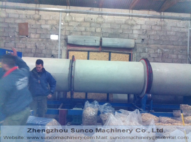 wood shavings dryer, rotary wood shavings drying machine,