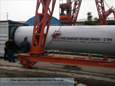 3 T/H Rotary Sawdust Dryer Machine for Australia customer,