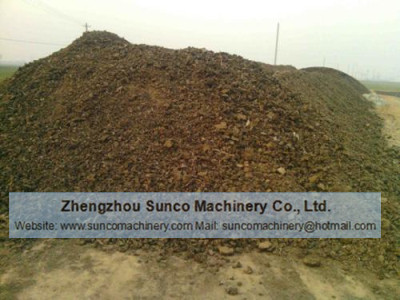 dried chicken manure out of chicken manure dryer machine,